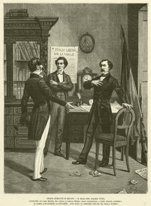 Cinque Giornate di Milano, 21 Mars 1848 - Italian School