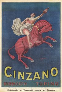 Cinzano Vermouth Turin (lithographie couleur)