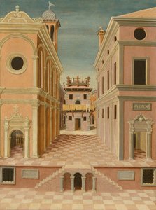 Vue de la ville - Italian School