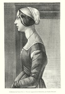 Collection du Palais Pitti, Portrait supposé de la Simonetta, par Sandro Botticelli - Italian School