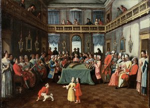 Concert dans une maison privée - Italian School