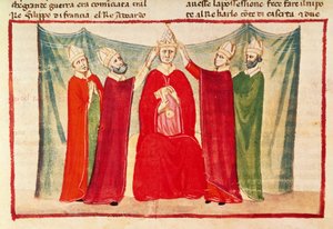 Couronnement du pape Boniface VIII - Italian School
