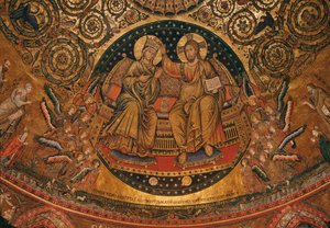 Couronnement de la Vierge, 1296 - Italian School