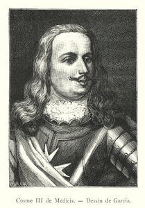 Cosme III de Médicis, Dessin de Garcia (gravure) - Italian School