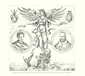 Cosme Ier et Alexandre de Medicis, Fac-similé d