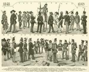 Costumi Militari Della Repubblica Romana (gravure) - Italian School