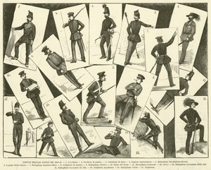 Costumi Militari Veneti Del 1848-49 - Italian School