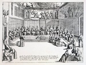 Salle du Conseil du Doge de Venise, 1876 - Italian School