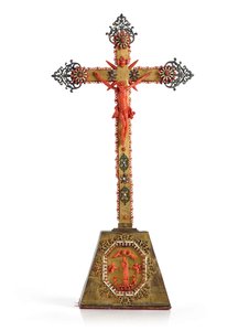 Crucifix, Trapani, seconde moitié du 17ème siècle - Italian School