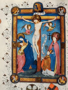 Crucifixion, illustration du Missel du Maître Pancratino, c. 1430