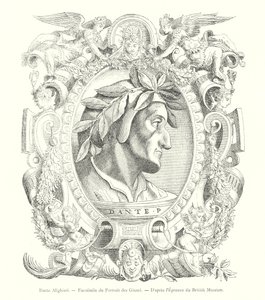 Dante Alighieri, Fac-similé du Portrait des Giunti, D