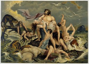 Déluge - dans « Aurea Bibbia classica: storia della rivelazione divina nell