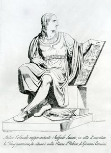 Statue de Giovanni Ceccarini de Raffaello Sanzio da Urbino - Italian School