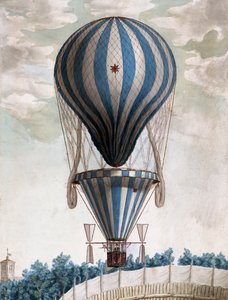 Premier ballon à air chaud en vol - Italian School