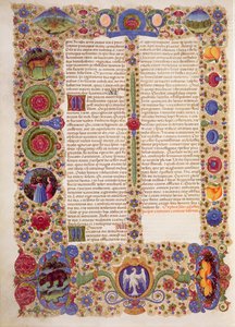 Fin du livre de Salomon, de la Bible Borso d