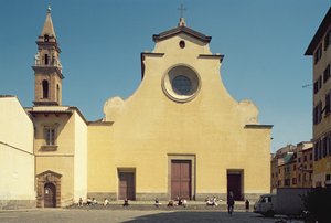 Façade de Santo Spirito - Italian School