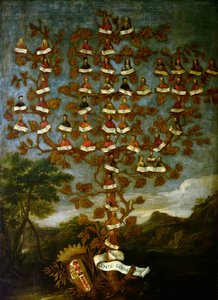 Arbre généalogique de la famille Cornaro - Italian School
