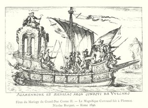 Fêtes du Mariage du Grand-Duc Cosme II, Le Magnifique Carrousel fait à Florence, Nicolas Bocquet, Rome 1690 - Italian School