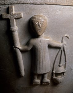 Figure de procession liturgique (détail) - Italian School
