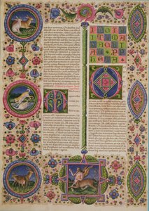 Livre du prophète Malachie, de la Bible Borso d