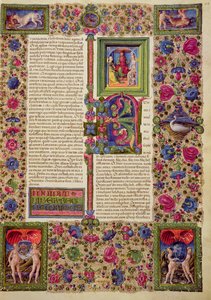 Premier Livre des Rois, de la Bible Borso d