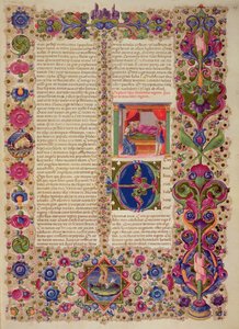 Le troisième livre des Rois, de la Bible de Borso d
