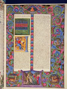 Deuxième Évangile de Marc, de la Bible Borso d