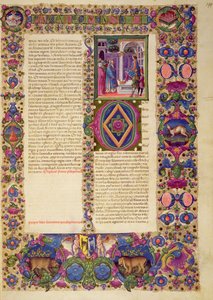 Livre des Chroniques, de la Bible de Borso d