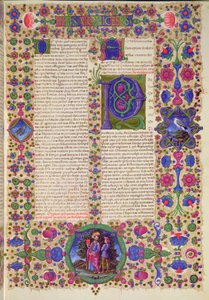 Deuxième lettre de Saint Paul aux Thessaloniciens, de la Bible Borso d