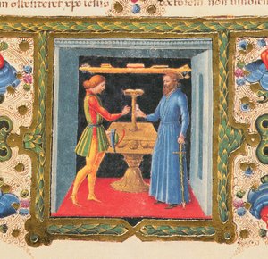 Lettre de Saint Paul à Timothée, de la Bible Borso d