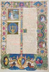 Le Cantique des Cantiques, de la Bible Borso d