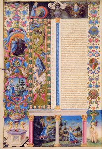Fol.5v Genèse. Création de l