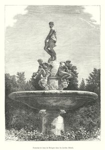 Fontaine de Jean de Bologne dans les Jardins Boboli