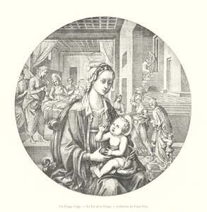 Fra Filippo Lippi, La Vie de la Vierge, Collection du Palais Pitti - Italian School