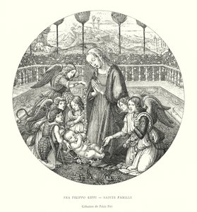 Fra Filippo Lippi, Sainte Famille, Collection du Palais Pitti - Italian School