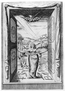 Frontispice de Trigonometria par Bonaventura Cavalieri, 1643 - Italian School