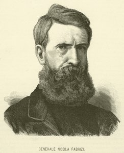 Général Nicola Fabrizi (gravure) - Italian School