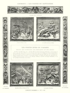 Ghiberti, Les Portes du Baptistere, Lorenzo Ghiberti