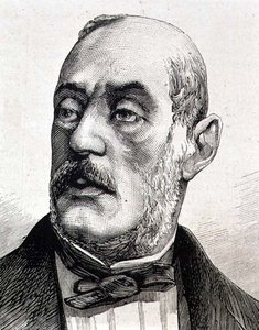 Giuseppe Ferrari (1811-1876) Historien et Philosophe Politique Italien (gravure) - Italian School