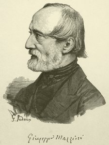 Giuseppe Mazzini (gravure) - Italian School