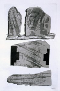 Bronzes de Gnistad, vers 1820-30 (gravure en couleur) - Italian School