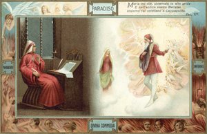 Illustration pour La Divine Comédie de Dante (lithographie couleur)