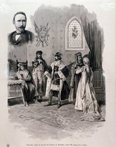Illustration de Pierre Gringoire, opéra par Antonio Scontrino - Italian School
