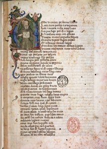 Incipit de Laudae. 15ème siècle (Manuscrit enluminé) - Italian School