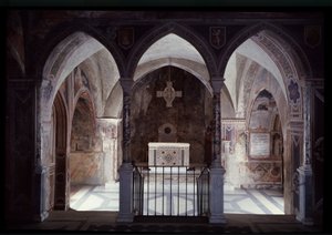 Vue intérieure du presbytère et de l