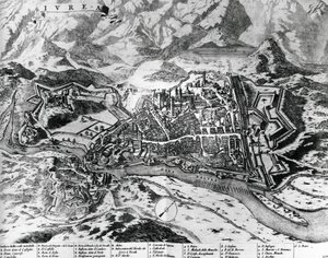 Ivrea et ses fortifications - Italian School