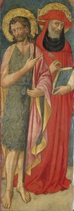 Jean-Baptiste et Saint Jérôme, c.1430 - Italian School