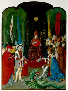 Le roi Henri VIII en dispute avec l