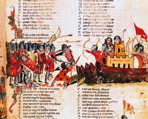 Chevaliers combattant - Italian School