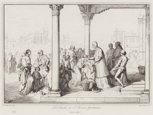 La Charité de S. Lorenzo Giustiniani - Italian School